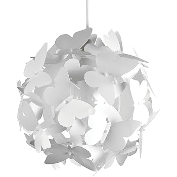 white and copper light shade