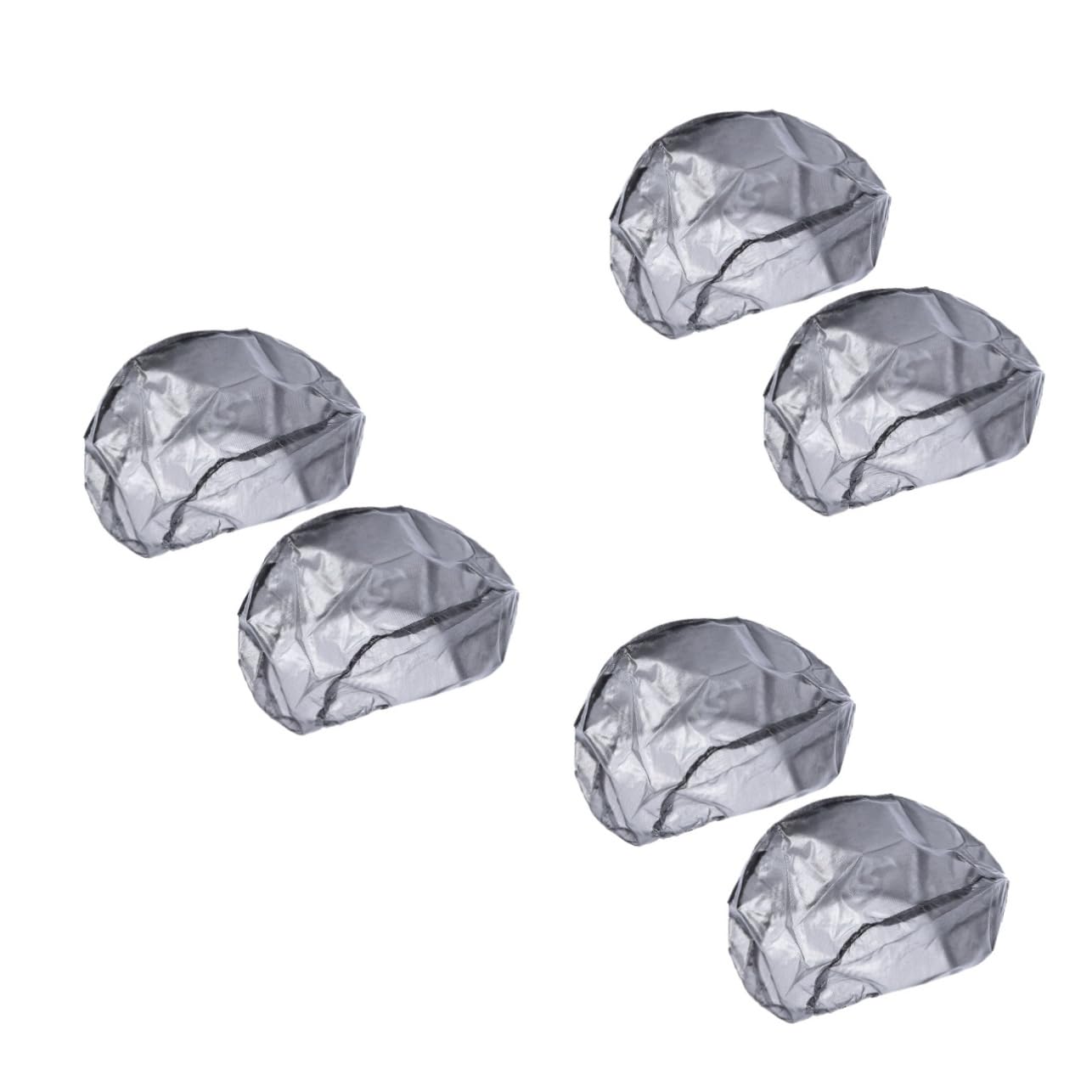 Sosoport 3sets Bike Helmet Rain Cover for Adults Cycling Helmet Rainproof Protector Average Size 2pcs*3