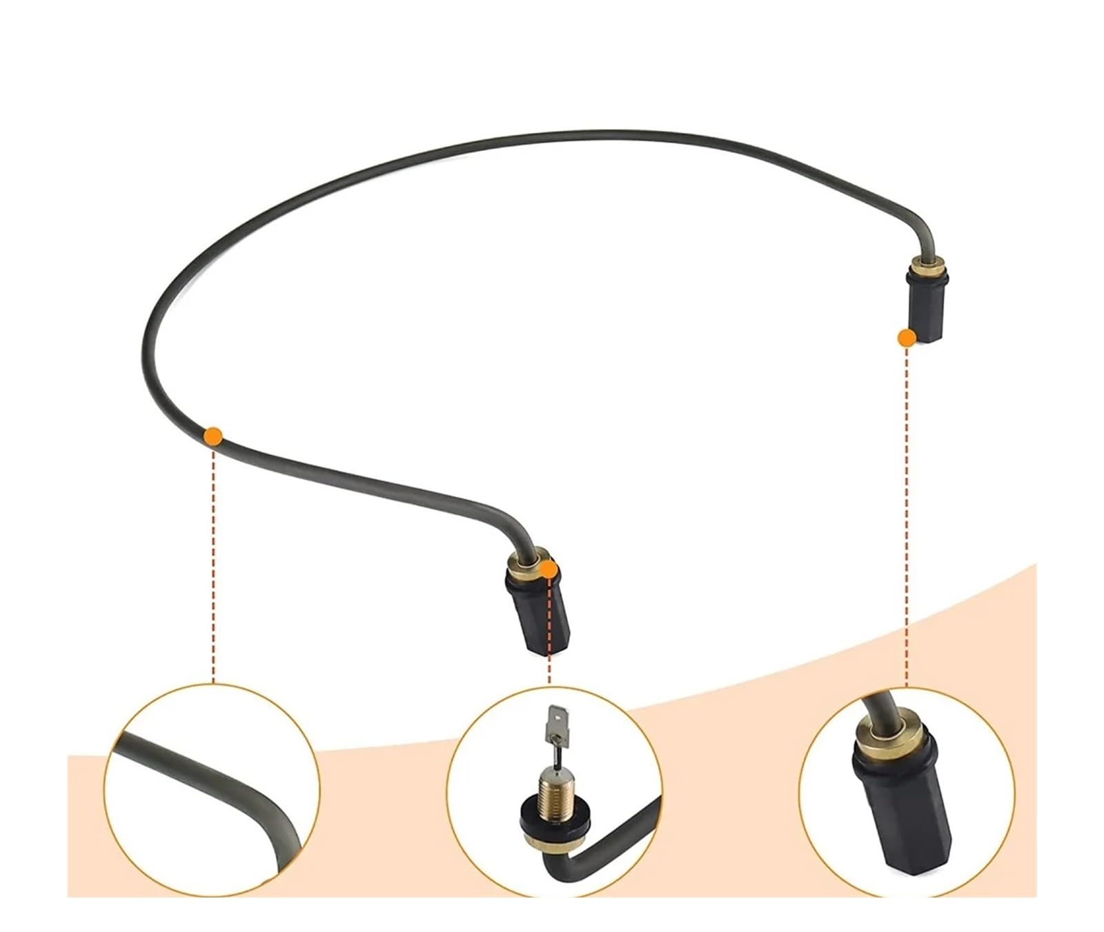 Elemento calefactor, compatible con lavadora, LC215 | N.º de pieza 110262, alimentación for lavavajillas lavavasos