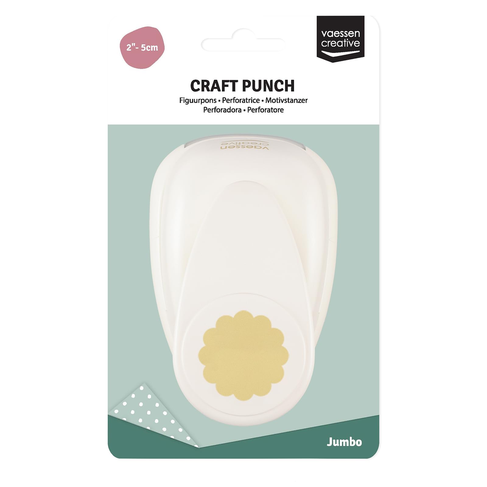 Vaessen Creative Perforatrice De Coins 3-en-1 Pour Loisirs Créatifs, Scrapbooking Et La Création