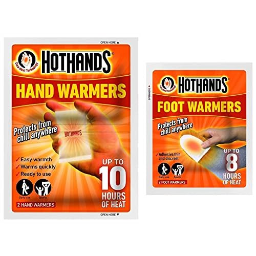 Combination Pack -Hot Hands Hand Warmers and Foot Warmers 6 Pairs of each