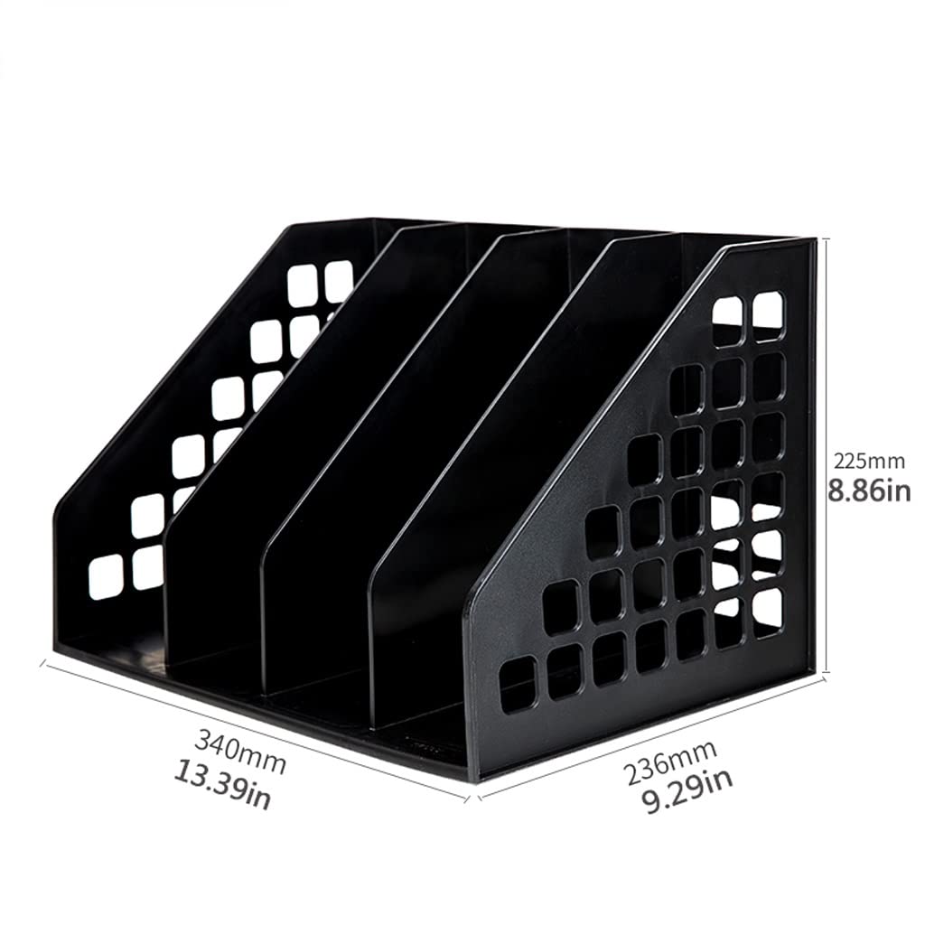 Portariviste Da Scrivania Chstarina 4 Scomparti - Organizer Per Documenti E Libri - Foto 5