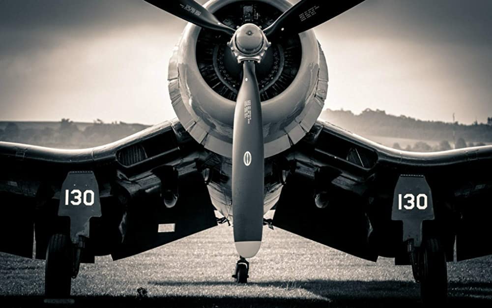 Attractive Jigsaw Puzzle 1000 Pieces Grounded Small Light Aircraft Aviation Plane Puzzles for Adults Teens Relaxing Artwork Wooden Puzzles Fun Family