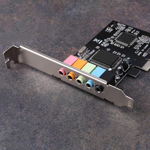 Carte audio pour PC haute performance sonore directe avec connecteurs PCI Express 5.1 - 3