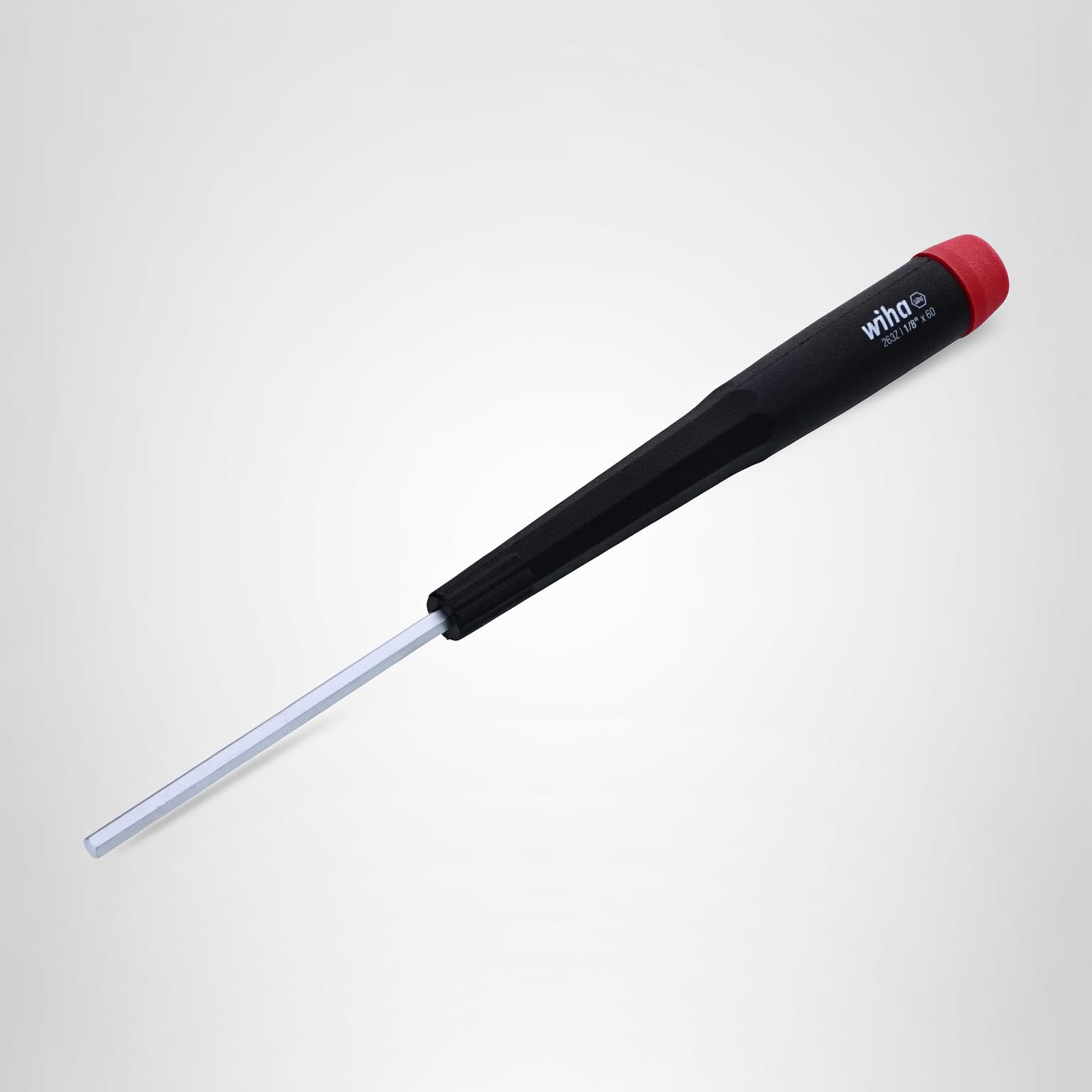 Wiha 26335 Hex Screwdriver with Precision Handle, 1/8