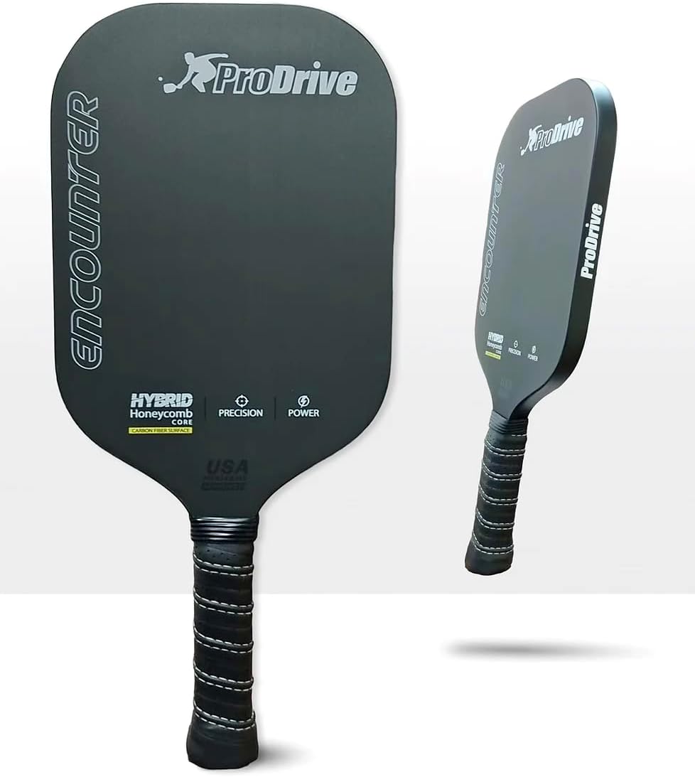 Prodrive Encounter Pickleball Paddle 16mm - 3 Layer (PP/Aramid/PP) Thermoformed with Foam Injected Walls - Includes Paddle Sleeve