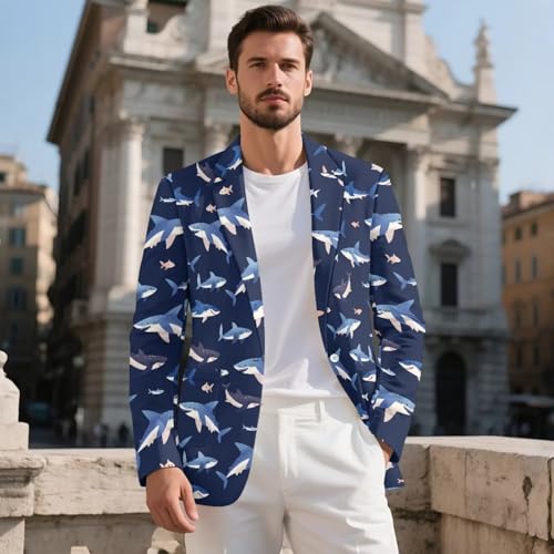 AFPANQZ Mens Suit Jacket Slim Fit Mens Lightweight Jackets Fall One Button Casual Blazer Sports Coat with Lining Lined2