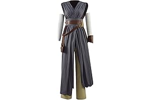 Adult Women Rey Cosplay Costume -- Halloween Jedi Knight Uniform