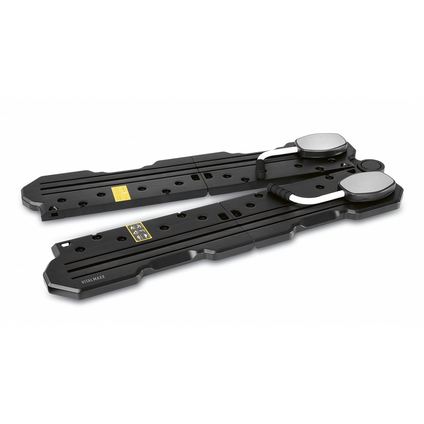 VITALmaxx Planche de Pilates Reformer Fitness | Équipement de fitness pour la maison | Planche de Pilates avec entraînement abdominal pour la maison | Planche de Pilates Reformer Push Up avec poignées