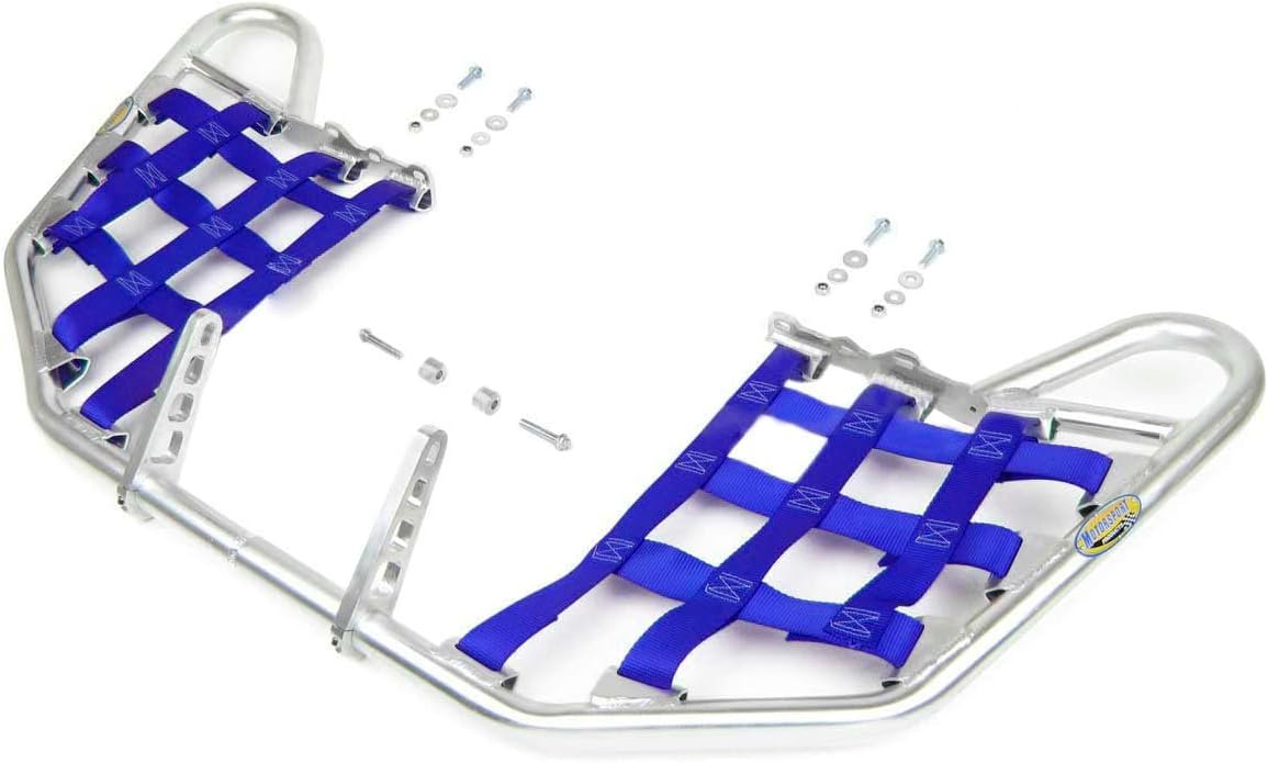 YAMAHA BANSHEE YFZ350 YFZ 350 NERFBARS ATV NERF BARS SILVER BARS/BLUE NETS