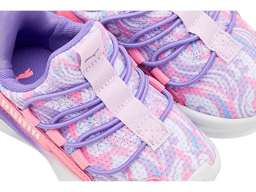 Image of PUMA Girls One 4 All Slip-On Shoes (Toddler) White /Lilac Frost /Pearl Pink 9.5 Medium Toddler