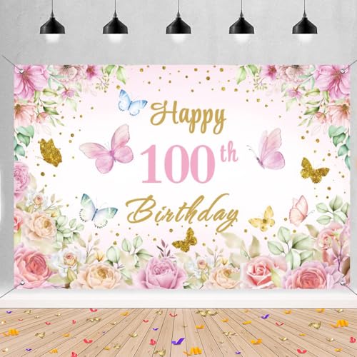 100th birthday decoration for women