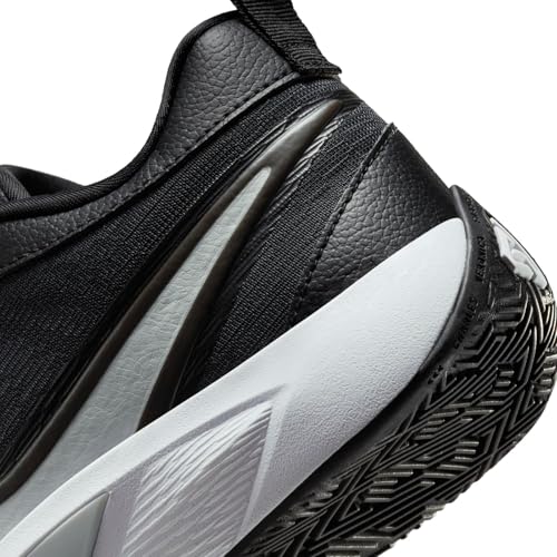 Giannis Freak 6 Big Kids' Basketball Shoes (FQ7378-003, Black/White/Gunsmoke/Flat Silver) Size 6.5