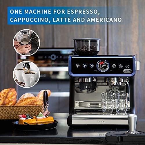 CYETUS-All-in-One-Espresso-Machine-for-Home-Barista-CYK7601-Coffee-Grinder-Milk-Steam-Frother-Wand-for-Espresso-Cappuccino-and-Latte-Black CYETUS-All-in-One-Espresso-Machine-for-Home-Barista-CYK7601-Coffee-Grinder-Milk-Steam-Frother-Wand-for-Espresso-Cappuccino-and-Latte-Black