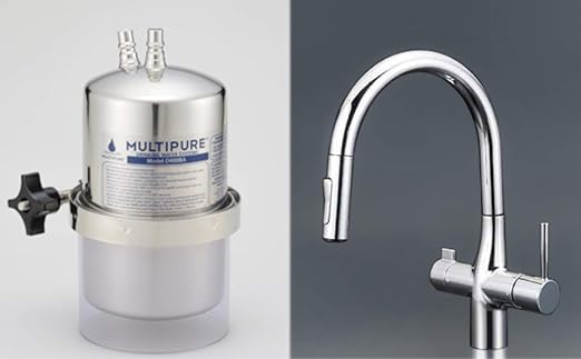 Amazon Co Jp マルチピュア ビルトイン浄水器 取付工事付 Model D400bg 活性化セラミック搭載 兼用水栓グースネックタイプ 日本仕様 正規品 10年保証付き ホーム キッチン