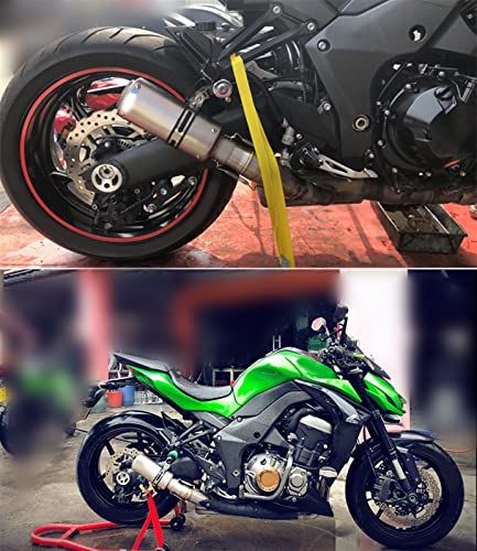 Tubo de escape deslizante para Kawasaki Z1000 silenciador de enlace medio de alta precisión 3
