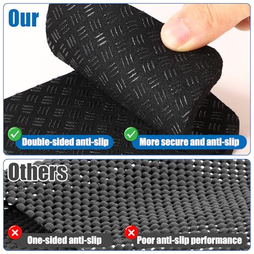 8pcs Treadmill Walking Mat Pad, 4"×4"×0.2" Non-Slip Silicone Noise Reduction Workout Mat, Multipurpose Anti-Vibration Pad for Exercise Bike Equipment, Hardwood Carpet Floor Protection Gym Accessories - Image 5