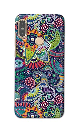 Image of Printed Hard Back Cover Case for Mi Redmi Note 5 Pro Back Cover (Miraculous Patterns) -1803