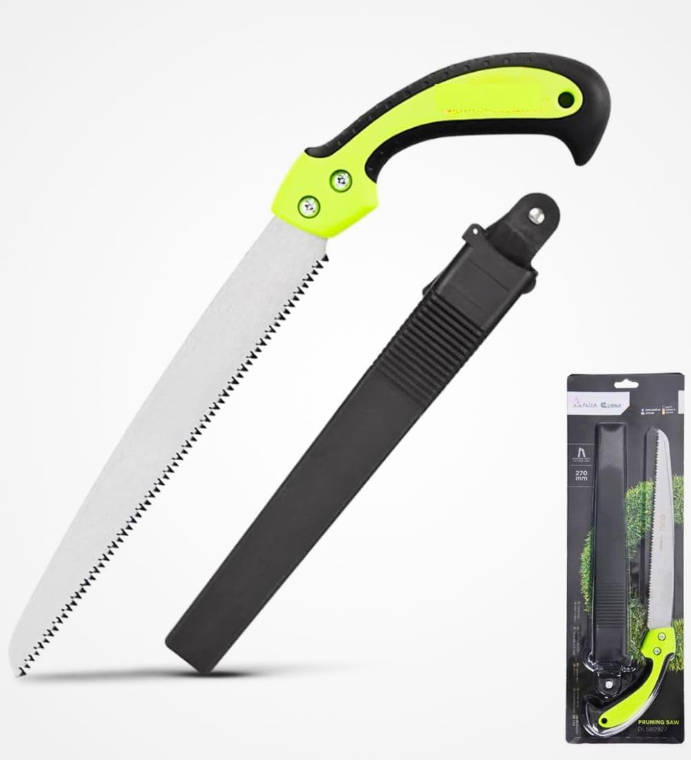 Homdum 10" Inch Garden Saw Hand Pruning Saw Hand-Powered With Safety Belt Cover For Gardening Camping And Tree Branch Wood Cutting Saw 240 Mm Pruner Cutter (B09SCXRNS7) Amazon Price History, Amazon Price Tracker
