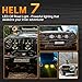 SUPAREE Helm 7 Inch Led Pod Lights with Black&Yellow Covers,240W 26692LM Dual Beam Spot/Flood Combo Ditch Light,217°Wide Range IP69K Waterproof LED Offroad Round Light with Amber DRL
