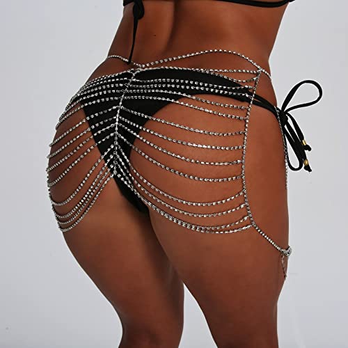 Cadena de cintura sexy con borla de circonia para regalar 5