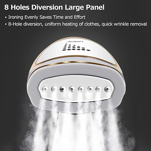 Miniatura 3 de Vaporizador para ropa, vaporizador de ropa de mano de 1600 W, vaporizador portátil de ropa, plancha que elimina las arrugas, calentamiento rápido