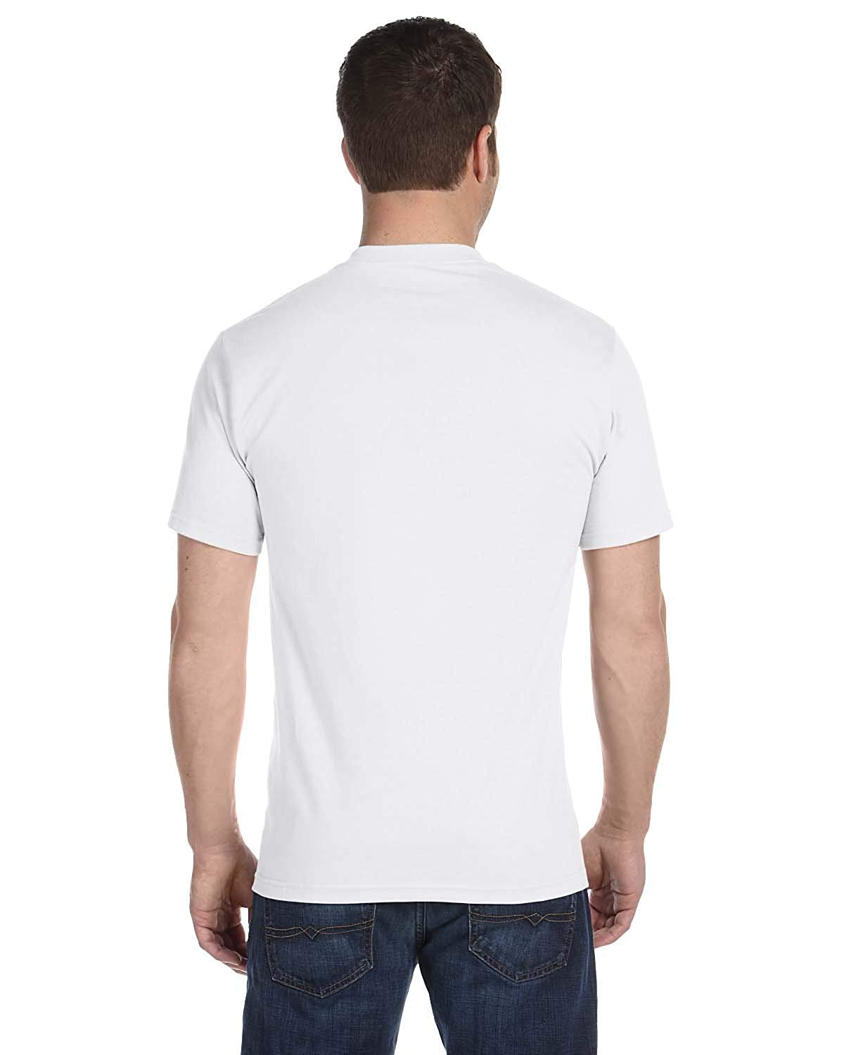 Hanes Men's White Beefy-T Adult Short-Sleeve T-Shirt