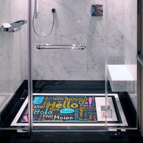 Tapis de baignoire antidérapant avec ventouses de sécurité - 6