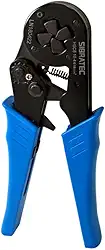 SIBRATEC Alicate de Prensar Terminais Pré Isolado Tubular HSC8 Auto Ajustável | 4 a 16mm²
