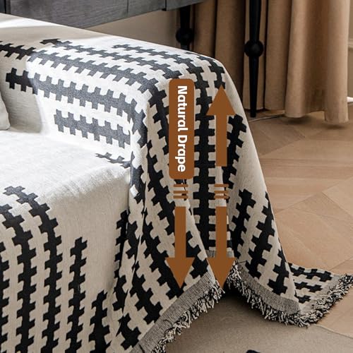 Housse de canapé sectionnelle lavable grand angle chenille A5 - 5
