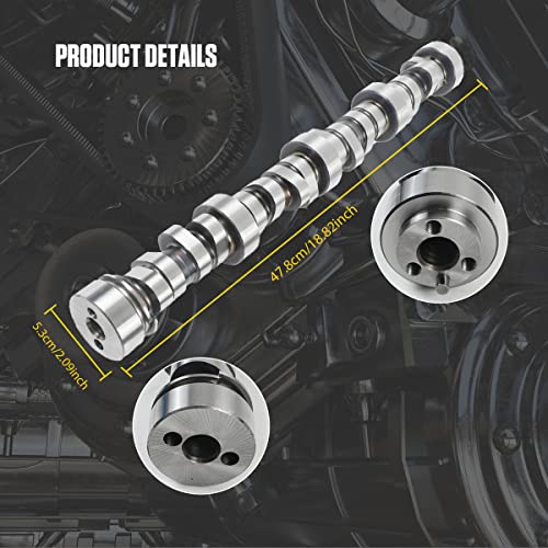 Kaisal Sloppy Stage 2 Camshaft .585/.585 Engine Camshaft Hydraulic Roller Lift Cam E-1840-P Ls Camshaft Compatible For Gm C.hevy C.hevrolet 1997-2007 Ls L92 L99 5.3L 5.7L 6.0L 6.2L V8 Lsx #TOP5