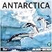 RED EMBER 南極大陸 2026年 壁掛けカレンダー 12ヶ月 | 12インチ x 24インチ 開いた | 厚手で丈夫な紙 | ギフト | カレンダー 2026
