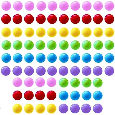 Hotusi 84 Pcs Chinese Checkers Marbles Balls in 6 Colors,14mm Game Replacement Marbles Balls for Marble Run, Marbles Game Cover