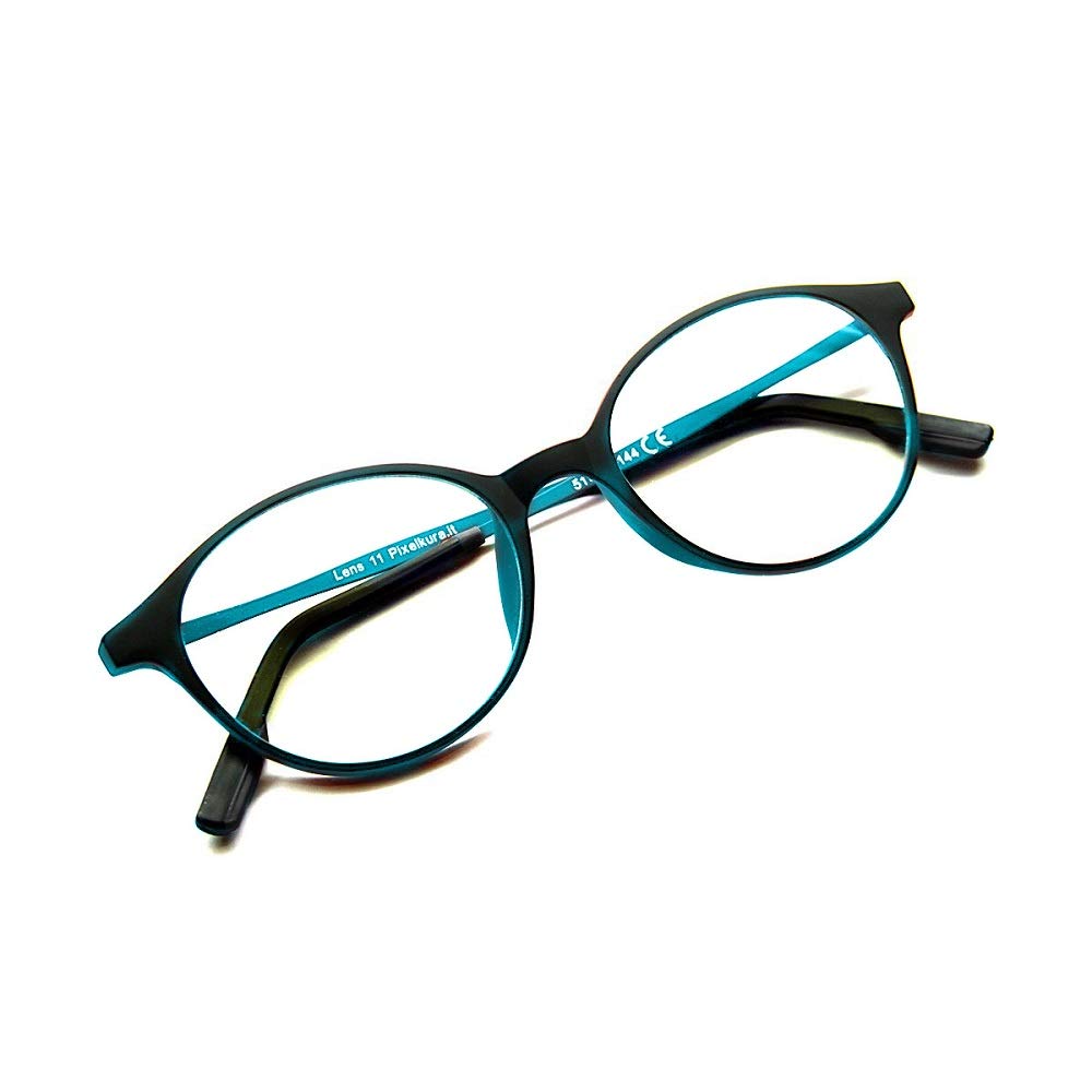 Pixel Lens Vogue Occhiali, per PC, TV, Tablet, Gaming Contro STANCHEZZA Occhi, Massimo Comfort VISIVO, Montatura Leggera, CERTIFICATI Luce Blu -41% E UV -100% Test università Torino (+1.00)