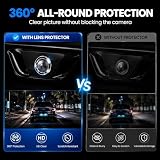 6 pcs Car Camera Lens Protector,Car 360 Panoramic Camera Protective Cover,Clear Transparency Weatherproof Cars Backup Cameras Protection,Anti-Glare,Anti-Rain,Anti-Collision