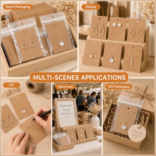 Image of ovsor Works Great Earring Display Cards - Well-made 3.5 x 2.4 Inches
