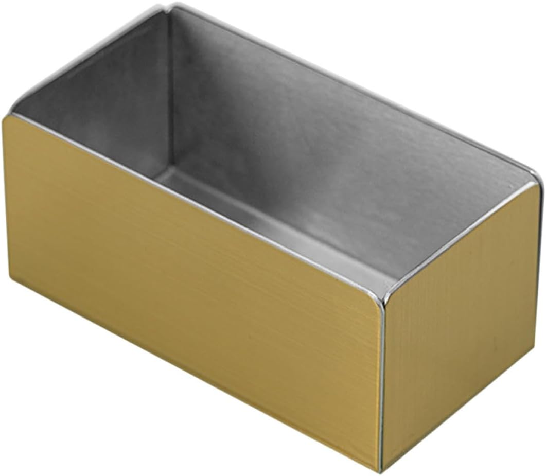 Stainless Steel Rectangular Sugar Packet Holder Tray for Coffee
