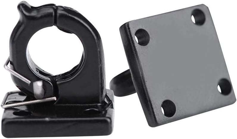 RC Car Trailer Buckle, 2 Pcs Simulation Trailer Tow Lock Shackle Bracket Set for Axial SCX10 CC01 D90 D110 TF2 RC Car