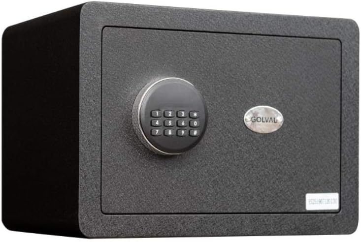 Bеѕt Sеllеr GOLVAL ES25 Home Safe Box, Digital Electronic Security Safe Box, Lock Box Cabinets, Strongbox for Money, Jewelry, Cash Valuables.
