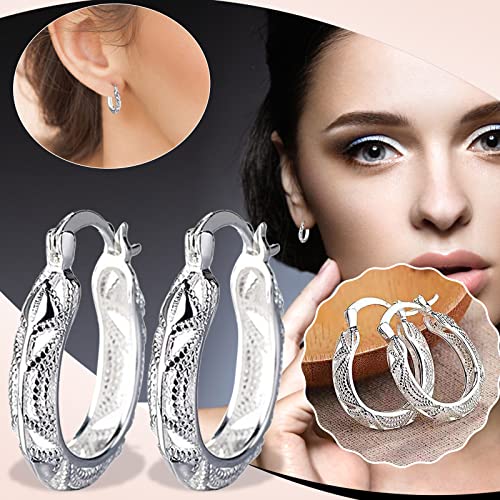 925 Sterling Silver Heart Earrings For Women Trendy Hypoallergenic Gold Dangle Earrings Jewelry Valentines Gifts For Her2