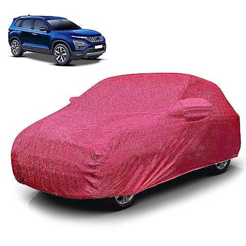 Image of Car Cover Waterproof RT-I for Tata Safari [Year 2021 Onwards] - Safari Car Cover Dust & UV Protection Safari Car Body Cover with Mirror Pocket Soft Cotton Lining