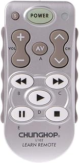 Controle remoto universal L102 para TV SAT DVD CBL CD DVB-T Audio