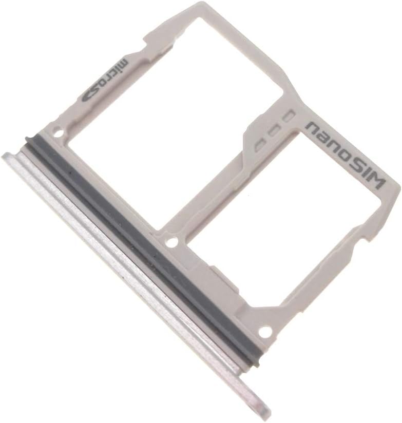 Nano Sim Micro SD Card Holder Tray Replacement for LG G6 H870 H871 H872 LS993 US997 VS988 (Silver)