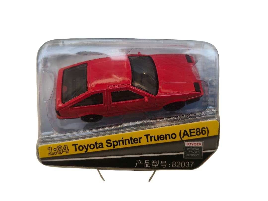 CCA Sprinter Trueno AE86 Die-Cast Model Car, 1:64 Scale, Red