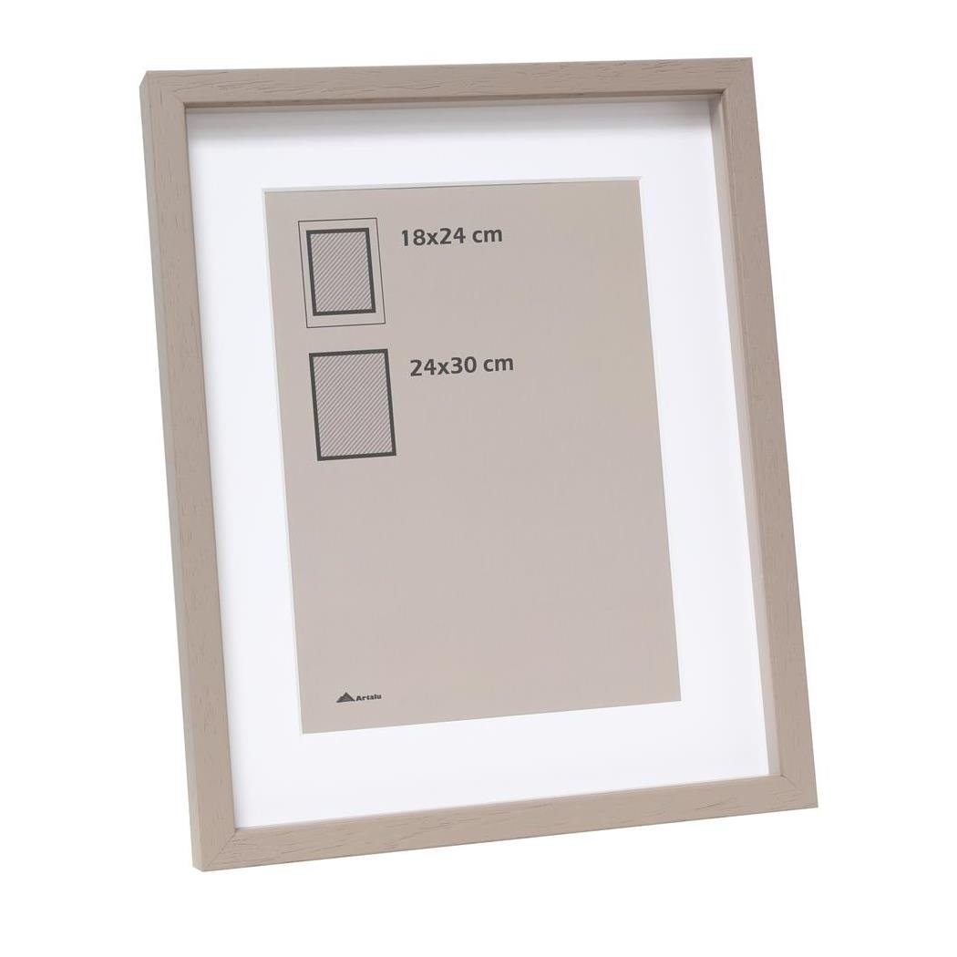 Cadre photo bois profond Deknudt S223K7P1 taupe pour vos souvenirs