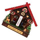 Météorologique complète : cet est un baromètre, un thermomètre et un hygromètre, offrant une solution complète de météorologique dans une seule unité, thermomètre de congélateur, thermomètre hygromètre mural