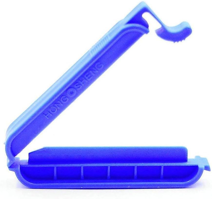 Blue Dialysis Bag Clamp - Dialysis Tubing Closure，60mm(2.36inch),Pack of 12