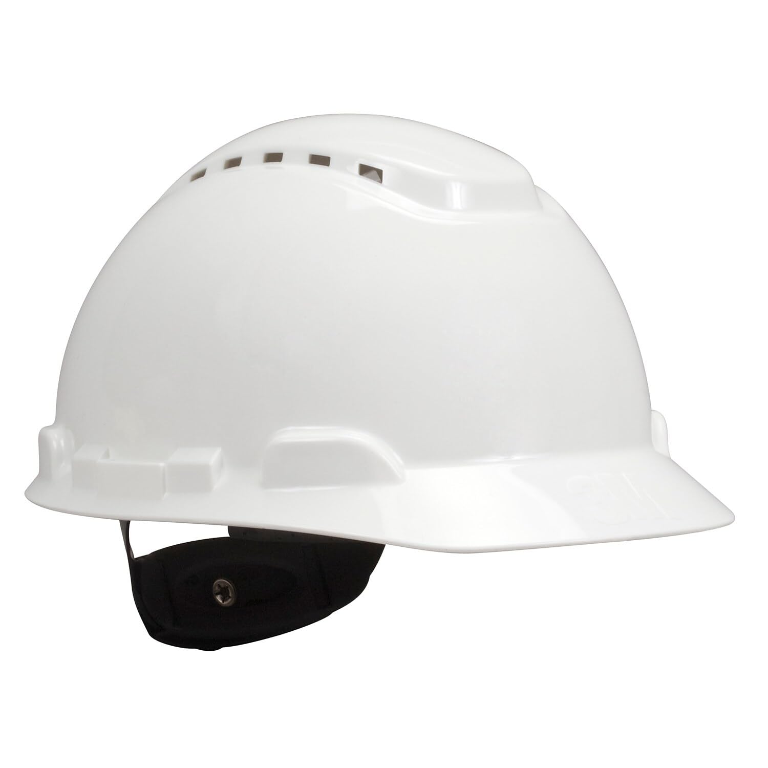 3m Hard Hat Safety Helmet 4-point Ratchet Suspension Vented White H-701v