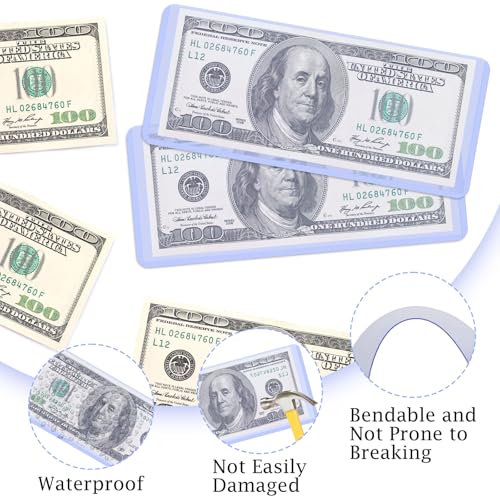 32 Fundas Transparentes para Billetes 6.8x2.9 Pulgadas miniatura 3