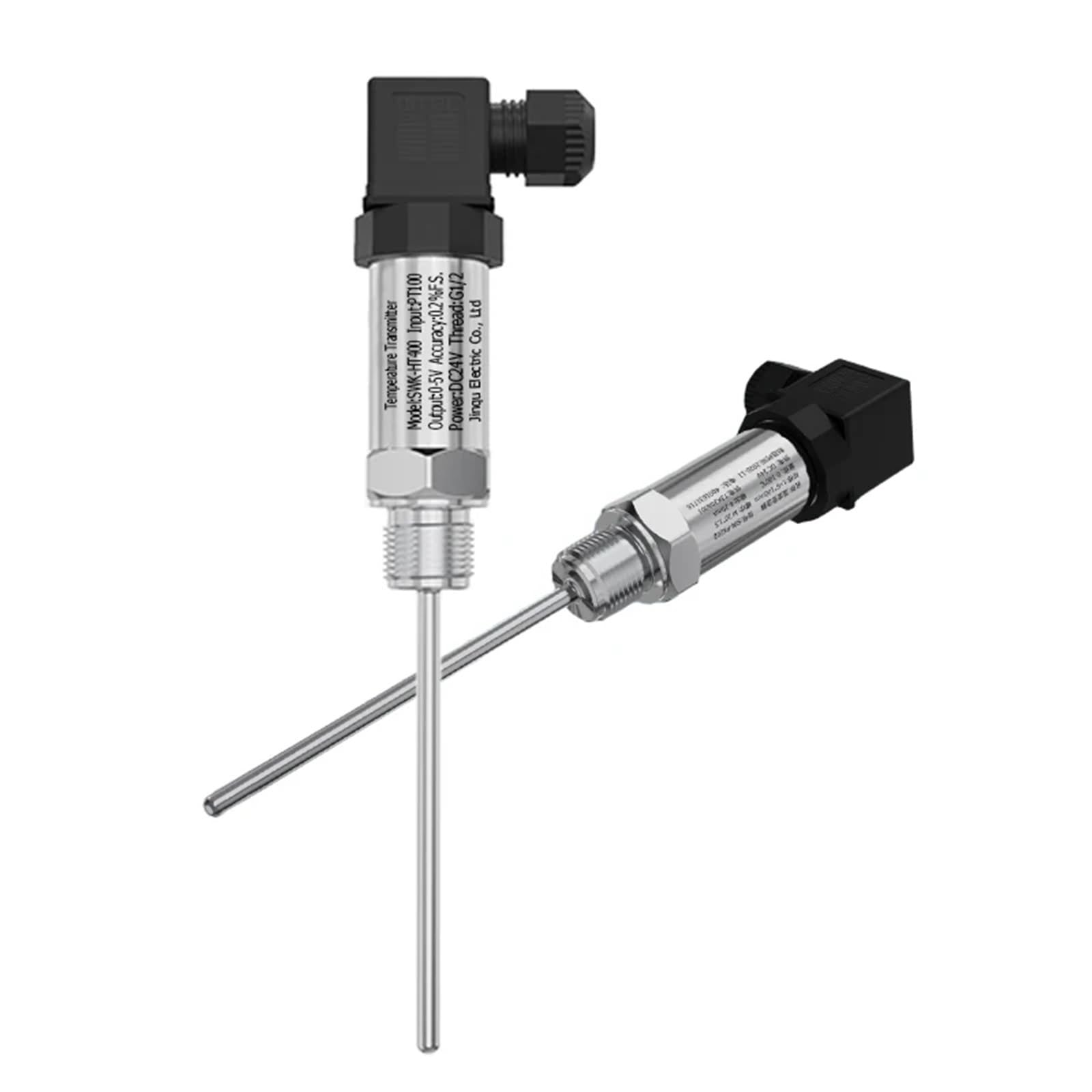 1 sztuk Przetwornik temperatury PT100 Termistor Przetwornik Temperatury 0-5V Wyjście 24VDC Inteligentny Czujnik Temperatury (ATS320DC, 150mm)